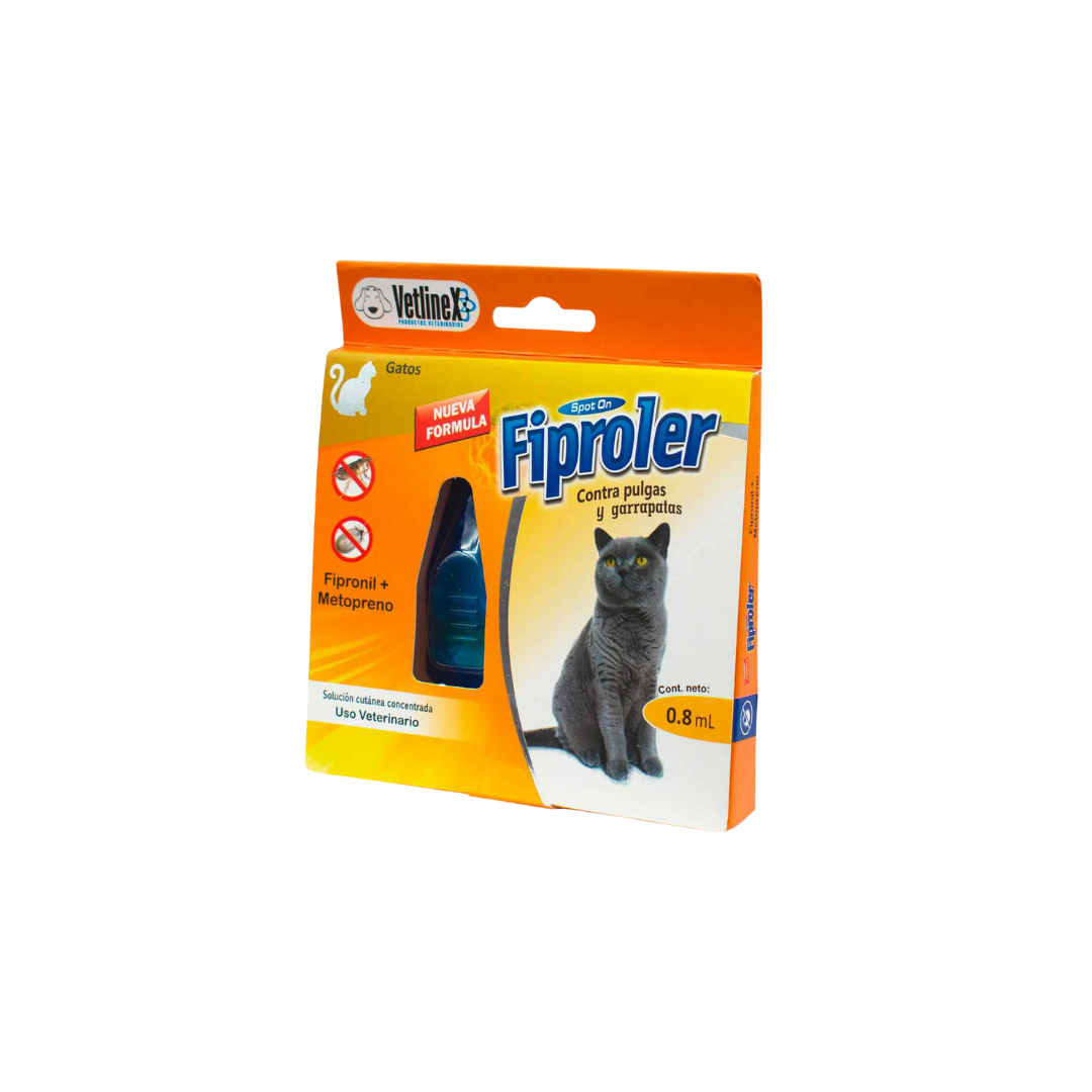 Pipeta Fiproler Gatos 0.80 ML