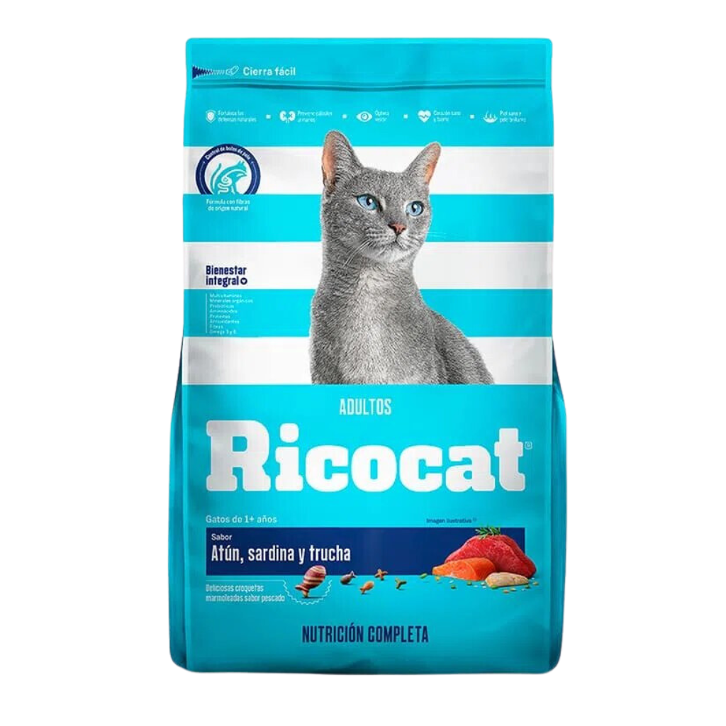 Ricocat Adulto Atún Sardina y Trucha