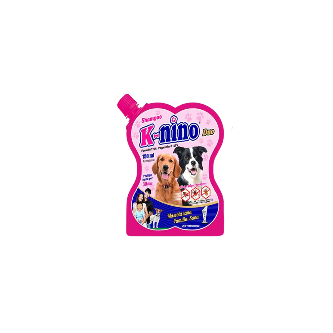 Spray Antipulgas K-Nino Dúo 400 ML + Shampoo K-Nino Dúo 150 ML