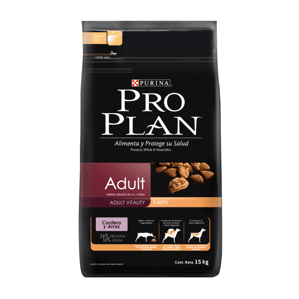 Pro Plan Adulto Cordero y Arroz x 15,9kgs