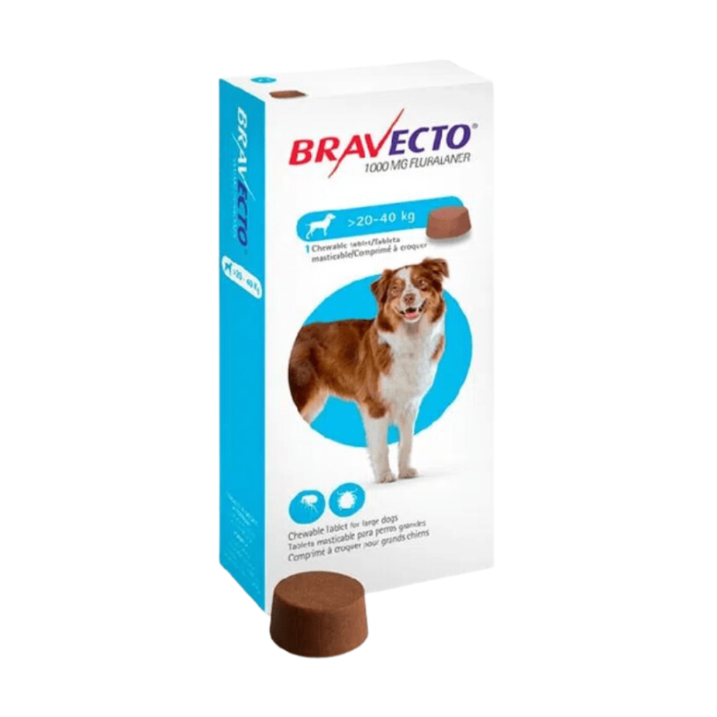 Bravecto 20 - 40 kgs (1000mg)