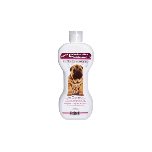 Shampoo Clorhexidina + Clotrimazol Vetlinex 300 ML