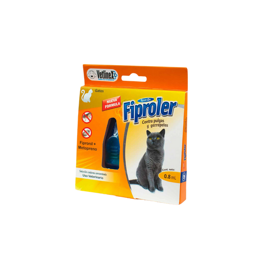 Pipeta Fiproler Gatos 0.80 ML