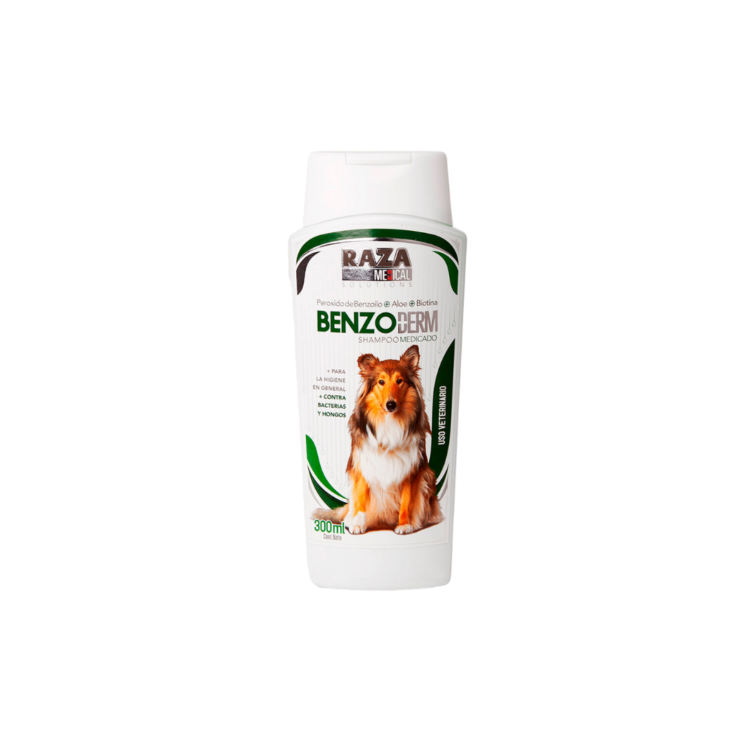 Shampoo BenzoDerm Raza Medical 300 ML