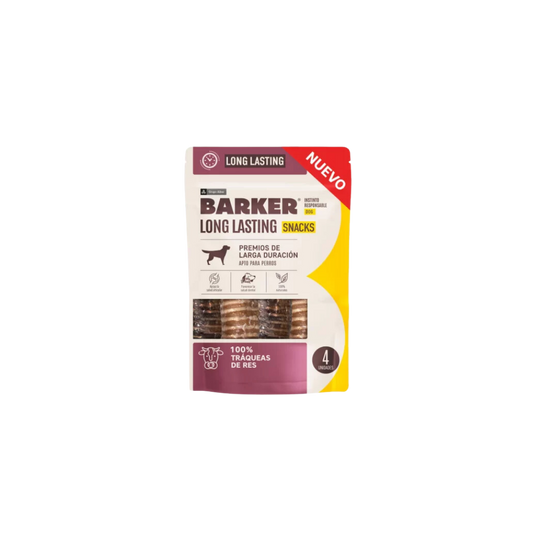 Long Lasting Tráqueas De Res Barker (4 unds)