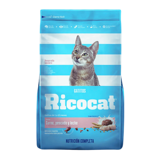 Ricocat Gatitos Carne Pescado y Leche