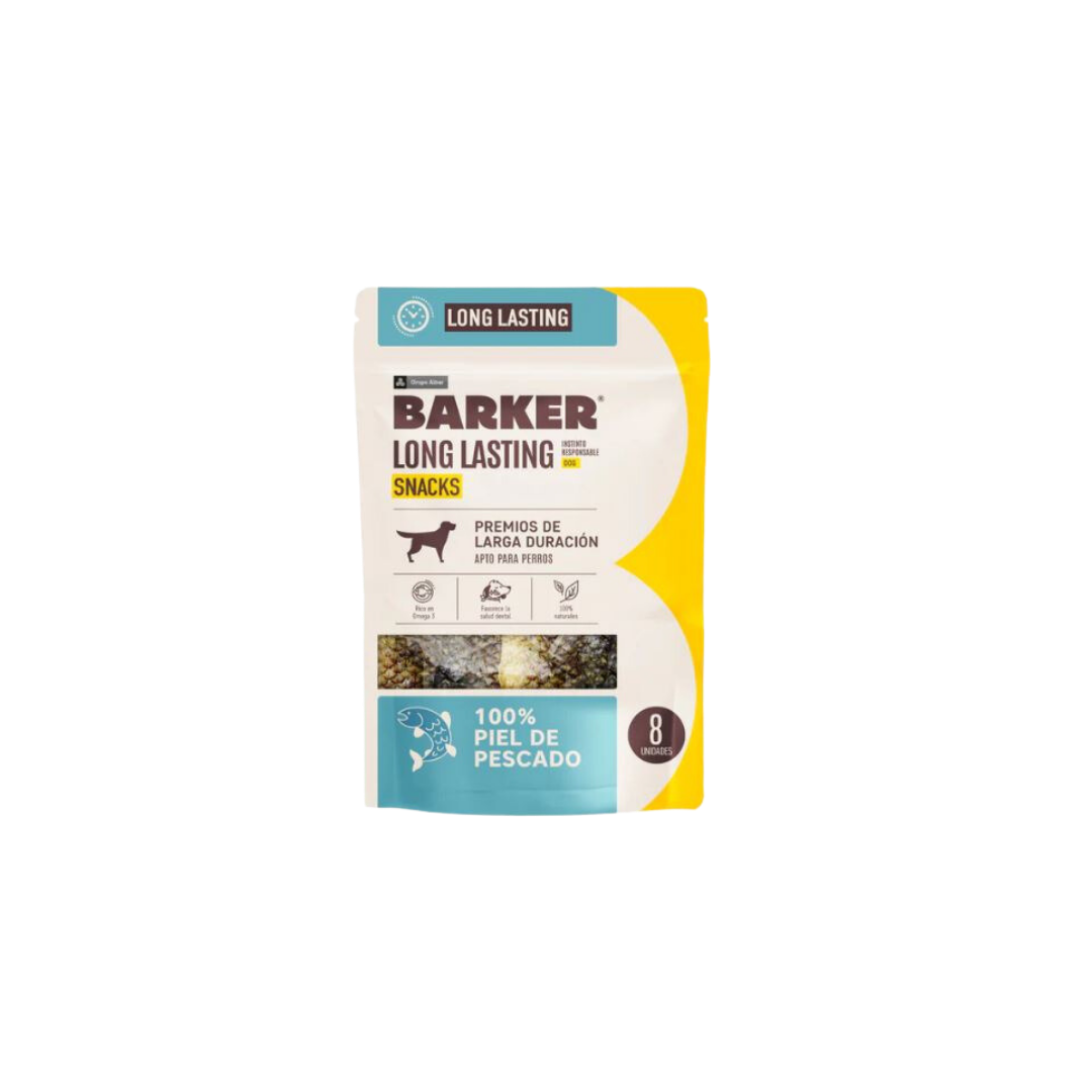 Long Lasting 100% Piel De Pescado Barker (8 unds)