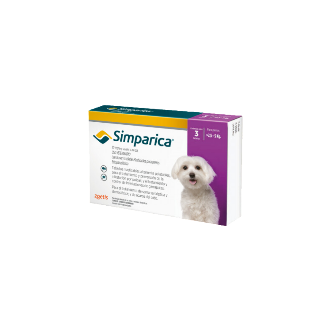 Simparica 2.5 - 5 KGS (1 tab)