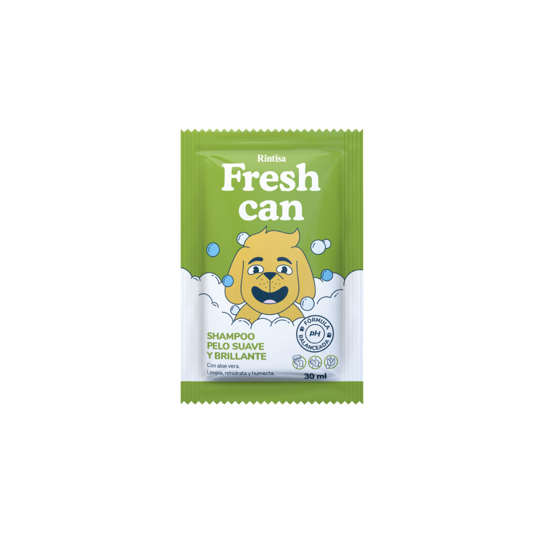 Shampoo Pelo Suave y Brillante Fresh Can Sachet 30 ML