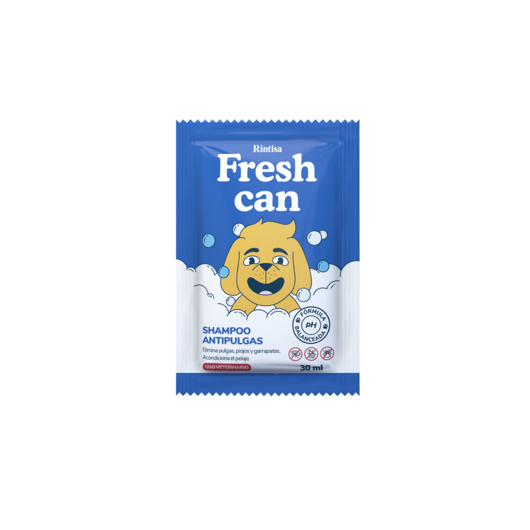 Shampoo Antipulgas Fresh Can Sachet 30 ML