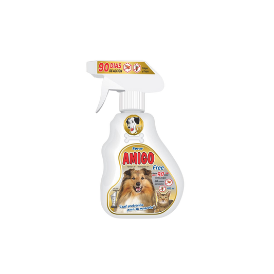 Spray Antipulgas Amigo 400 ML + Shampoo Amigo 250 ML