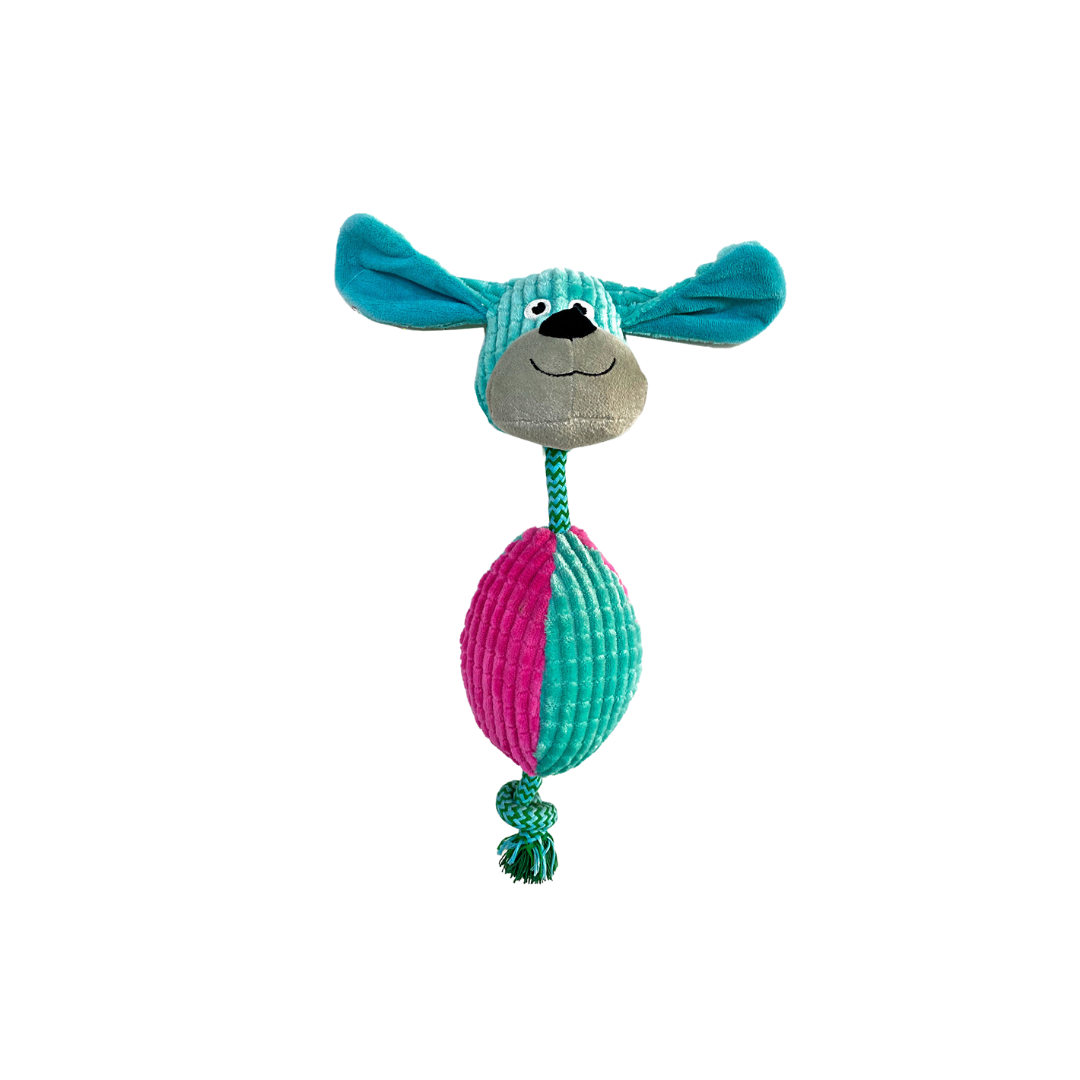 Peluche Sapo Conejo Perro Resistente + Pelota