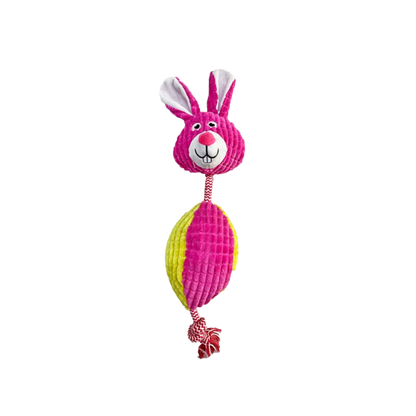 Peluche Sapo Conejo Perro Resistente + Pelota