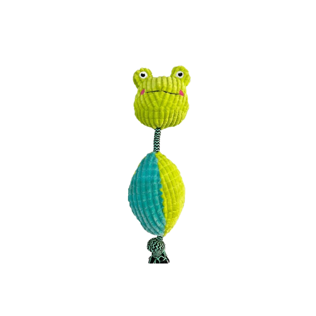Peluche Sapo Conejo Perro Resistente + Pelota