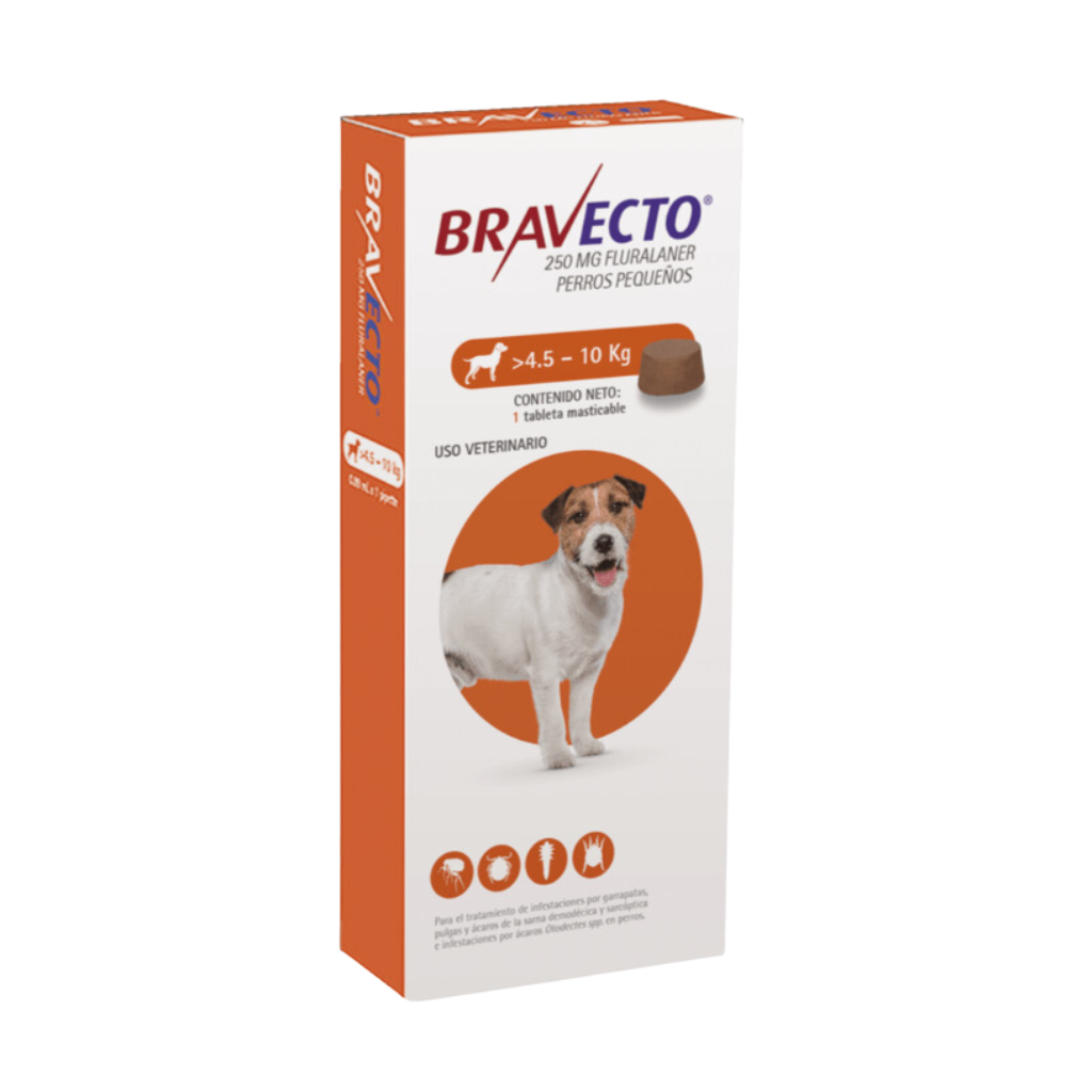 Bravecto 4.5 - 10 kgs (250mg)