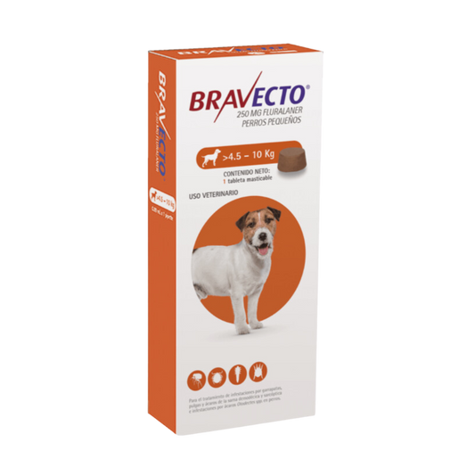 Bravecto 4.5 - 10 kgs (250mg)