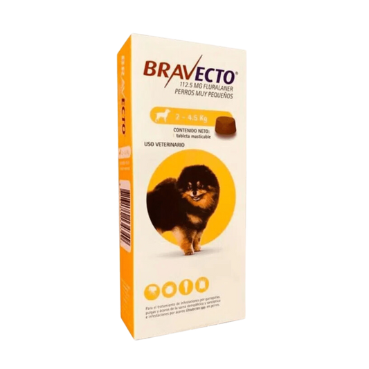 Bravecto 2 - 4.5 kgs (112.5mg)