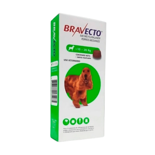 Bravecto 10 - 20 kgs (500mg)